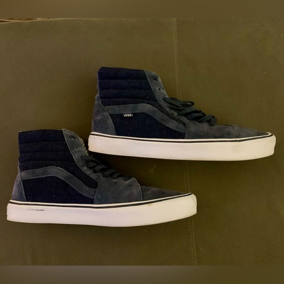 VANS off the wall Blue Sneakers High top men’s size 13 UltraCush Lite Shoes - Picture 7 of 11